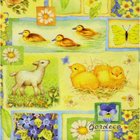 Serwetka decoupage seria TI-FLAIR wielkanocne akcenty 33x33cm